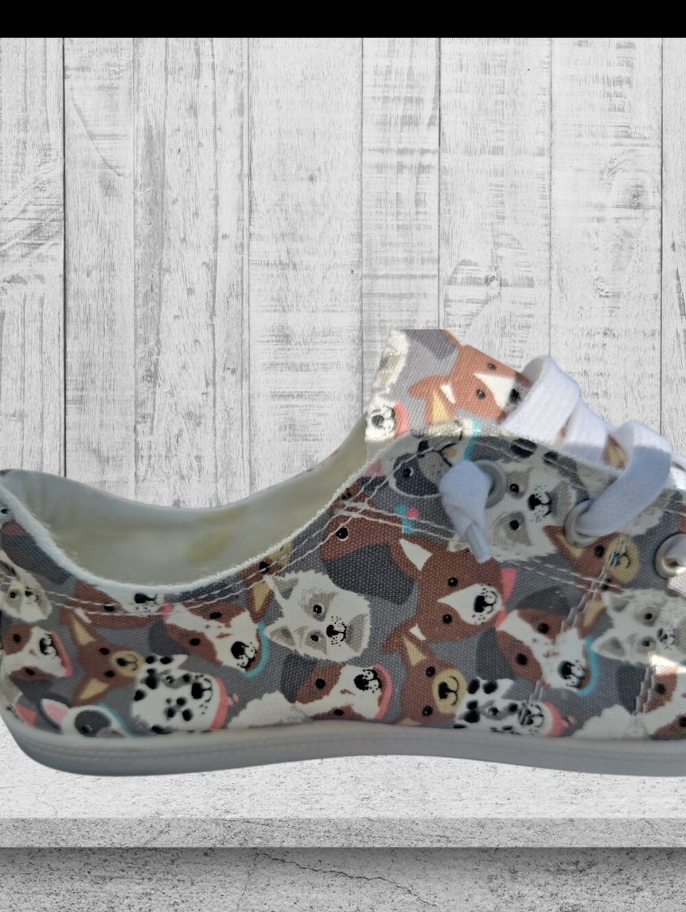 ISAAC MIZRAHI NEW YORK - Women's Reesa Multi Dogs Slip On Sneaker Sz 9 NWOT - Picture 5 of 6